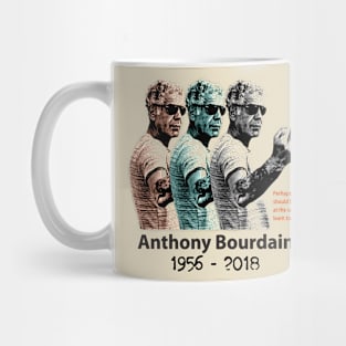 LEGENDARY CHEF ANTHONY BOURDAIN - 1956- 2018 Mug